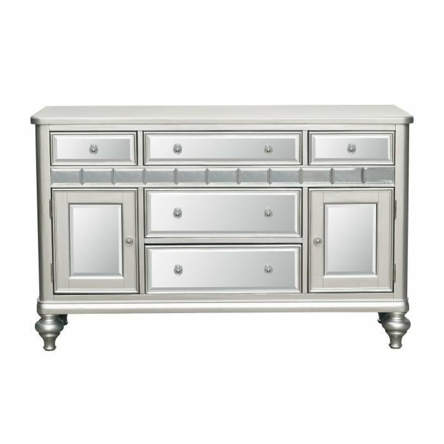 Dining Room Homelegance (Homerica East) | Homelegance Orsina Server In Silver 5477N-40