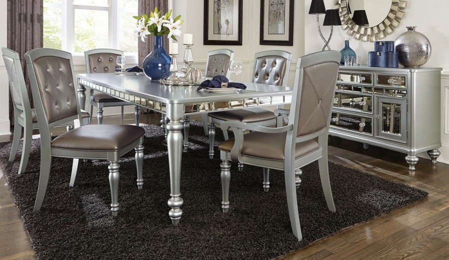 Dining Room Homelegance (Homerica East) | Homelegance Orsina Server In Silver 5477N-40