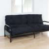 Mattress ACME East | Nabila Black Full Futon Mattress, 6"H