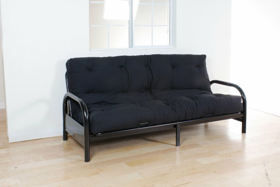 Mattress ACME East | Nabila Black Full Futon Mattress, 6"H