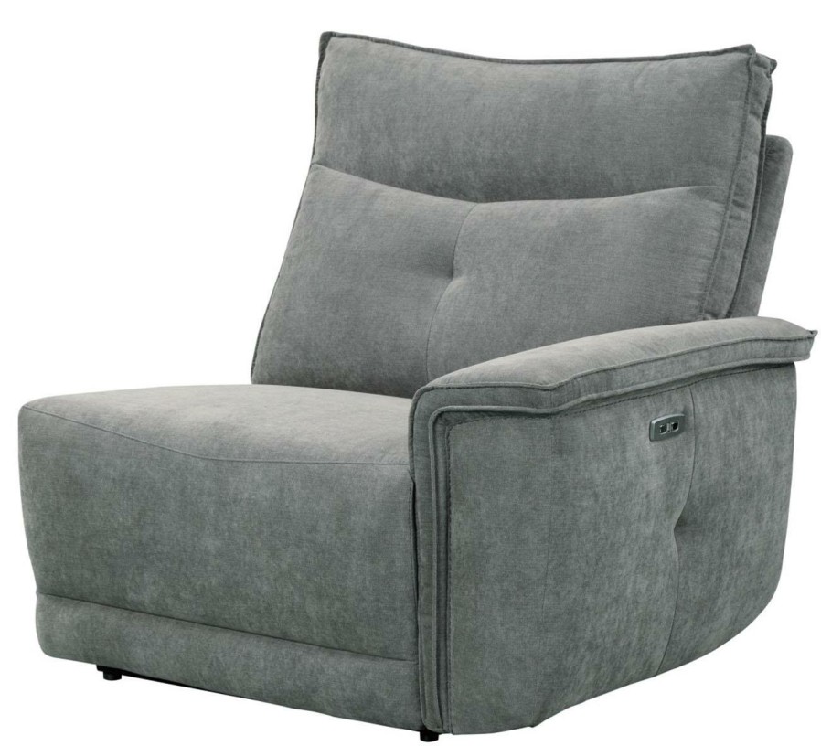 Living Room Homelegance (Homerica East) | Homelegance Furniture Tesoro Right Side Reclining Chair In Dark Gray 9509Dg-Rr