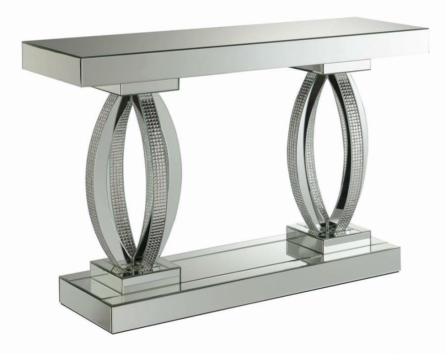 Living Room Coaster Z2 Premium | G722519 Contemporary Silver Sofa Table