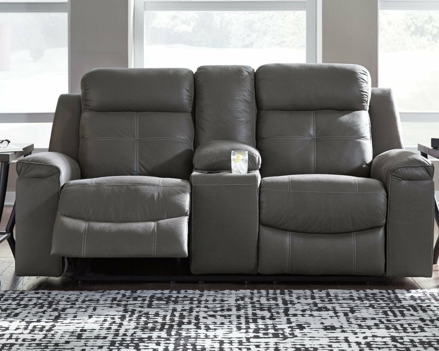 Living Room Ashley Furniture | Jesolo Reclining Loveseat With Console