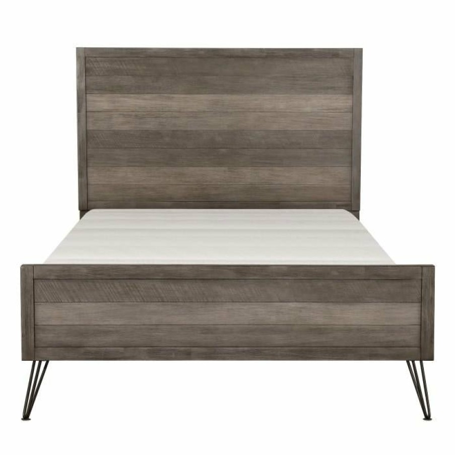 Bedroom Homelegance (Homerica East) | Homelegance Urbanite Full Panel Bed In Tri-Tone Gray 1604F-1*