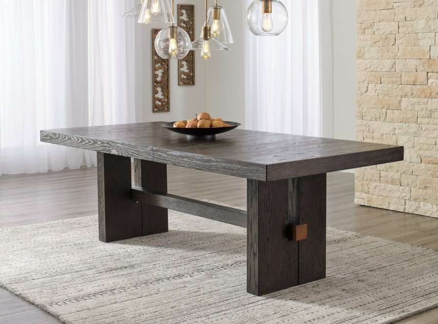 Dining Room Ashley Furniture | Burkhaus Dining Extension Table