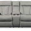 Living Room Ashley Furniture | Mitchiner Reclining Loveseat With Console