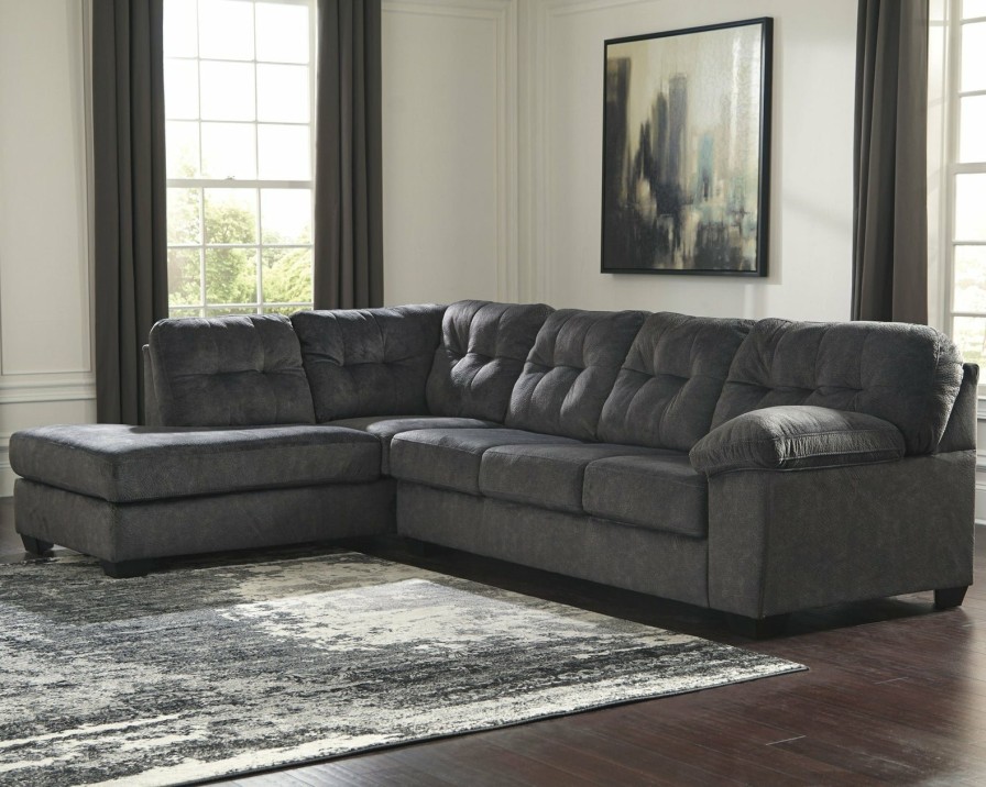 Living Room Ashley Furniture | Accrington 2-Piece Sectional With Chaise