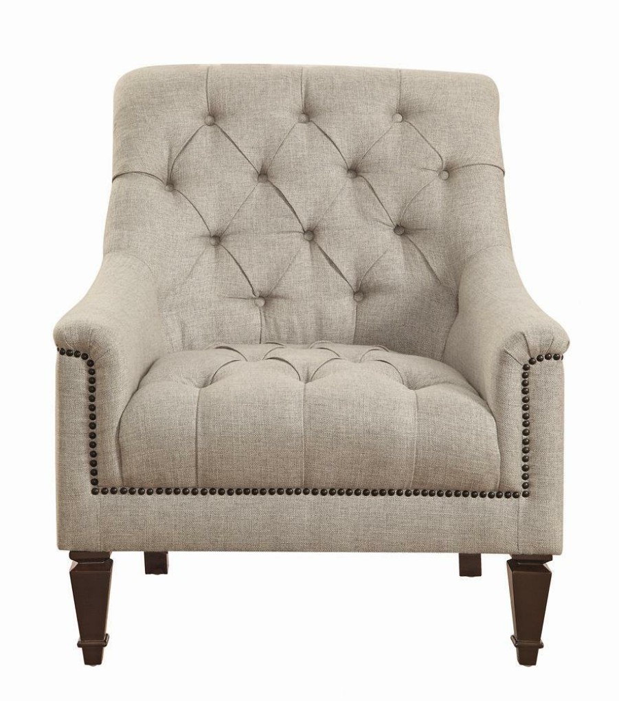 Living Room Coaster Z2 Premium | Avonlea Traditional Beige Chair