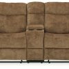 Living Room Ashley Furniture | Huddle-Up Glider Reclining Loveseat With Console