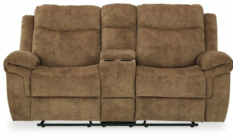 Living Room Ashley Furniture | Huddle-Up Glider Reclining Loveseat With Console