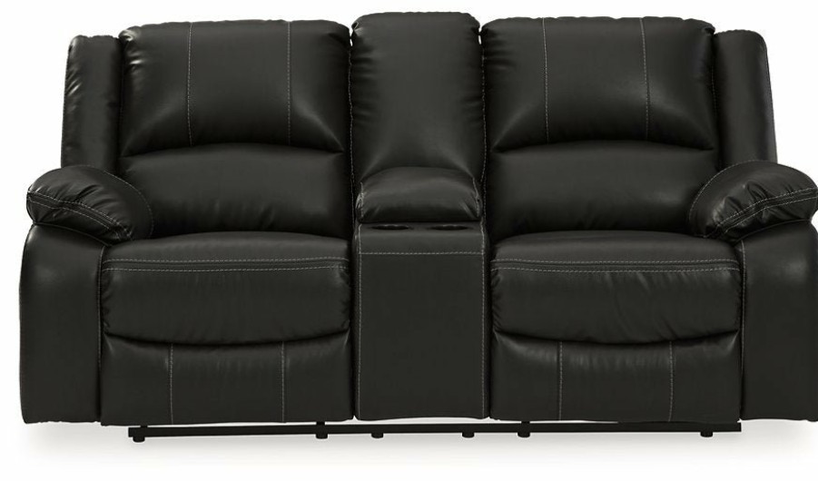 Living Room Ashley Furniture | Calderwell Reclining Loveseat With Console