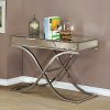 Living Room FOA East | Sundance Chrome Sofa Table, Chrome