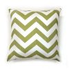 Accessories FOA East | Zoe 22" X 22" Pillow, Green Chevron (2/Ctn)