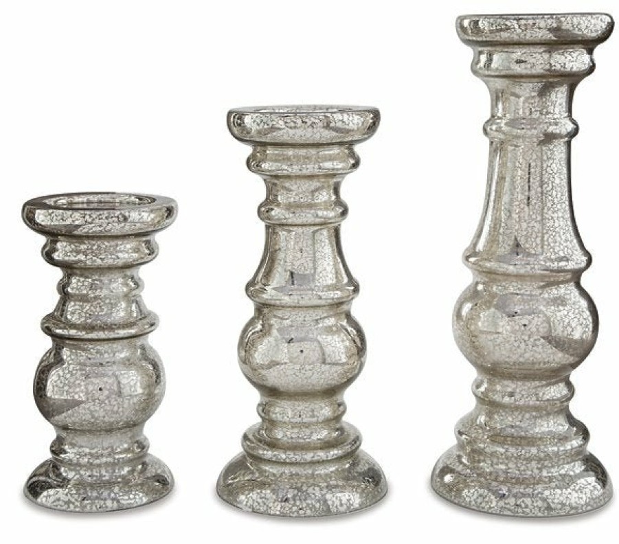 Accessories Ashley Furniture | Rosario Candle Holder (Set Of 3)