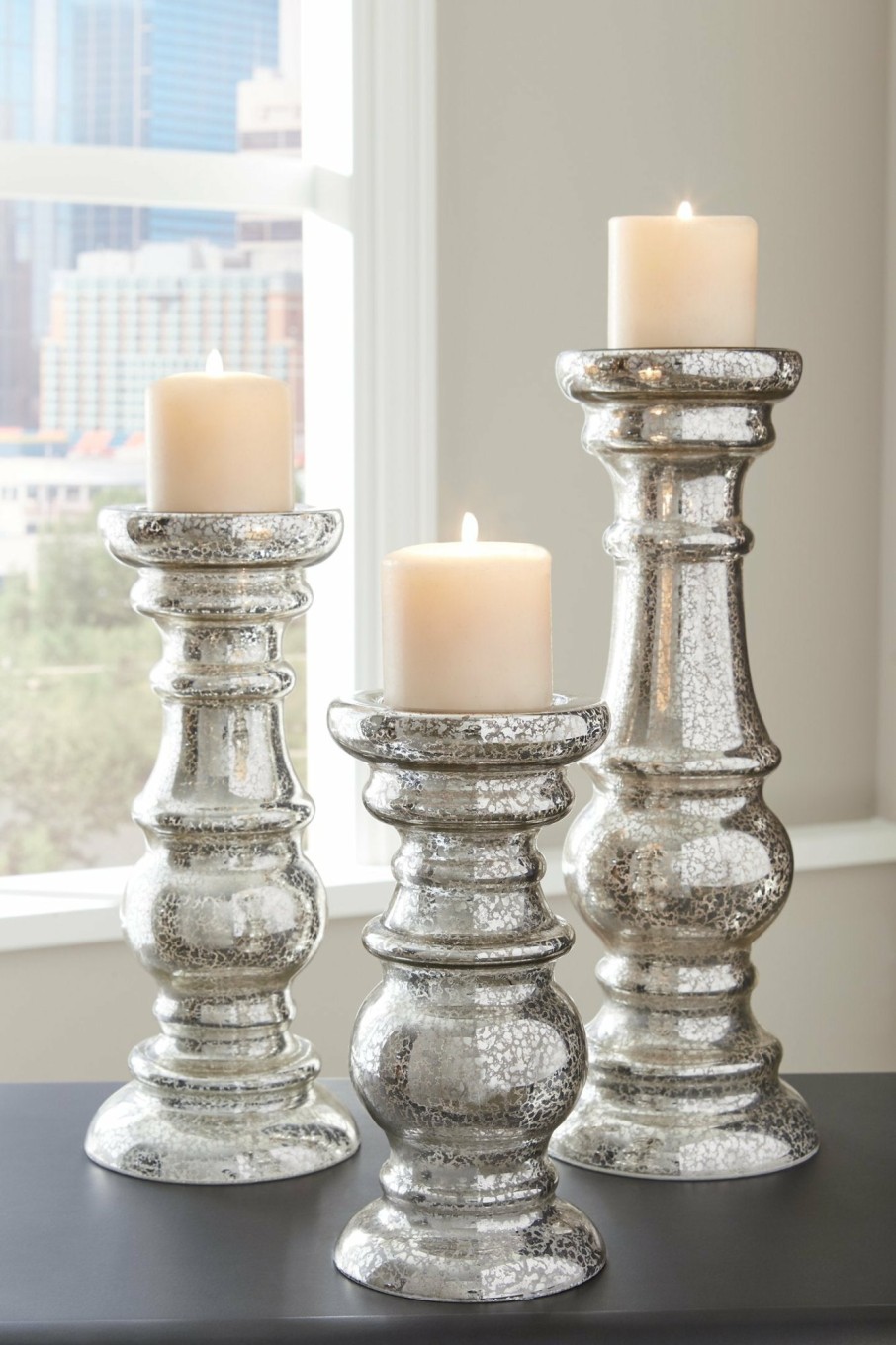 Accessories Ashley Furniture | Rosario Candle Holder (Set Of 3)