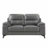 Living Room Homelegance (Homerica East) | Homelegance Furniture Mischa Loveseat In Dark Gray 9514Dgy-2