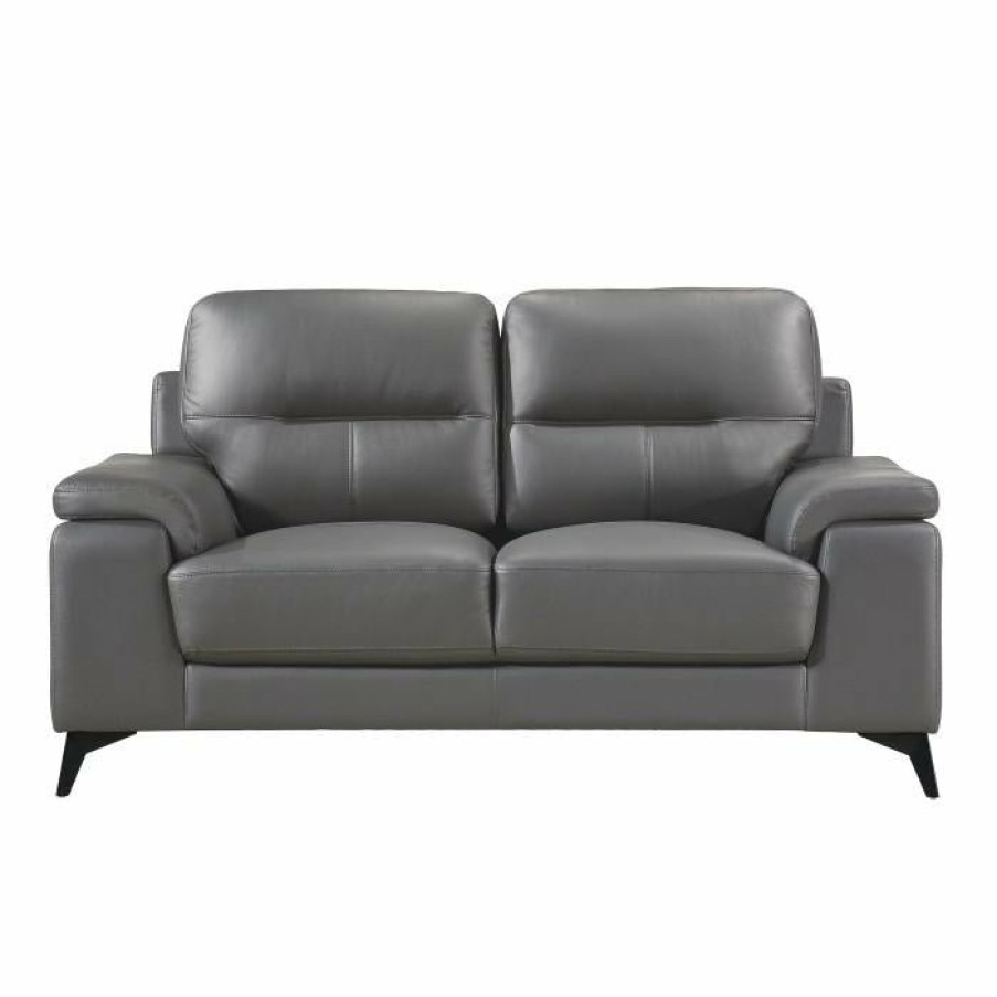 Living Room Homelegance (Homerica East) | Homelegance Furniture Mischa Loveseat In Dark Gray 9514Dgy-2