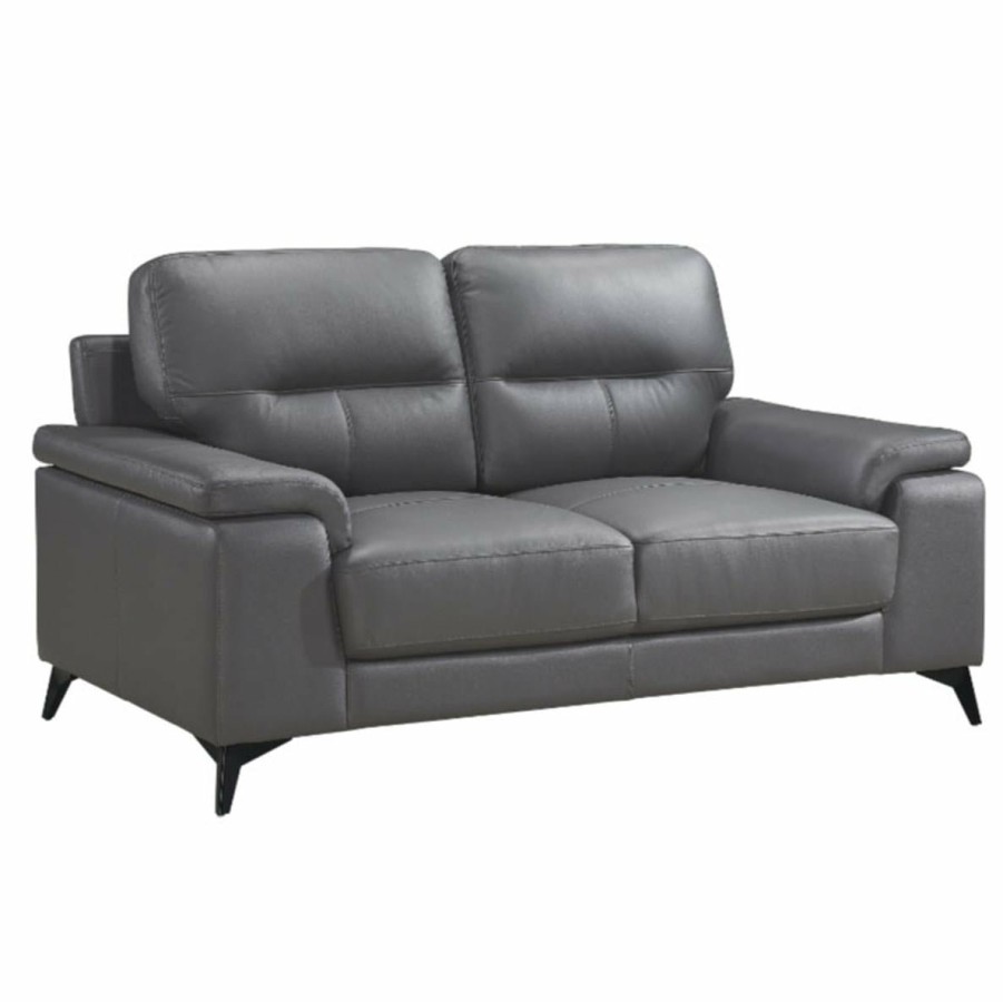 Living Room Homelegance (Homerica East) | Homelegance Furniture Mischa Loveseat In Dark Gray 9514Dgy-2