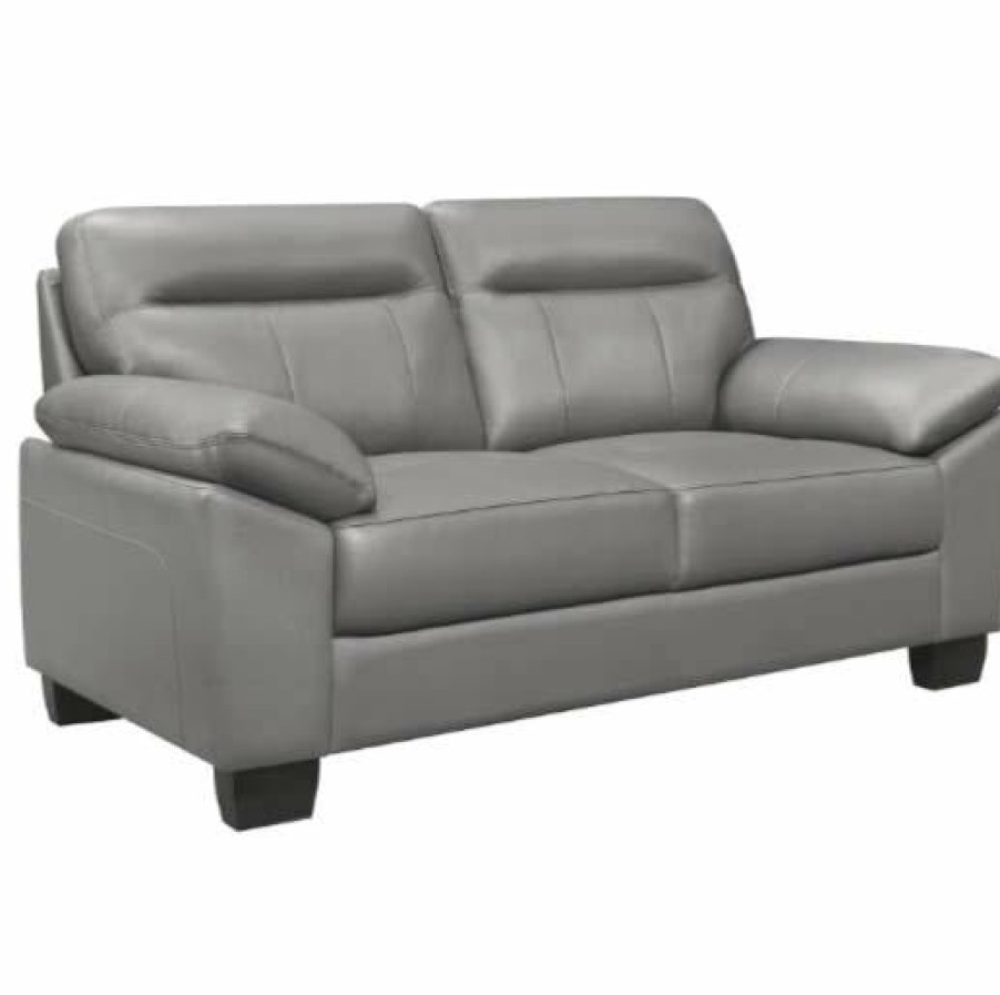 Living Room Homelegance (Homerica East) | Homelegance Furniture Denizen Loveseat In Gray 9537Gry-2