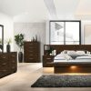 Bedroom Coaster Z2 Premium | Jessica Dark Cappuccino California King Four Piece Bedroom Set