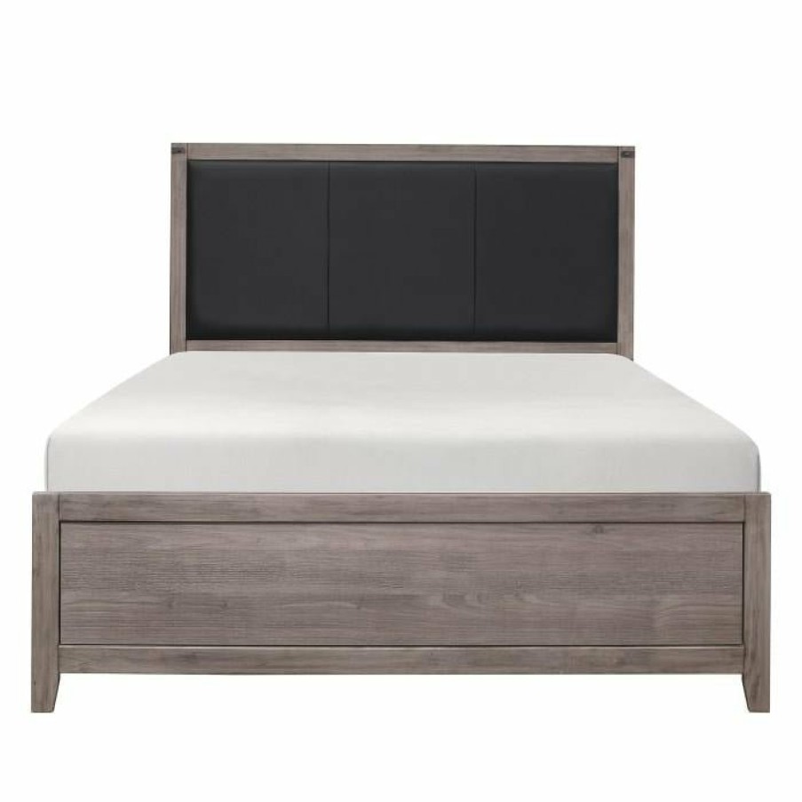 Bedroom Homelegance (Homerica East) | Homelegance Woodrow Queen Panel Bed In Gray 2042-1*