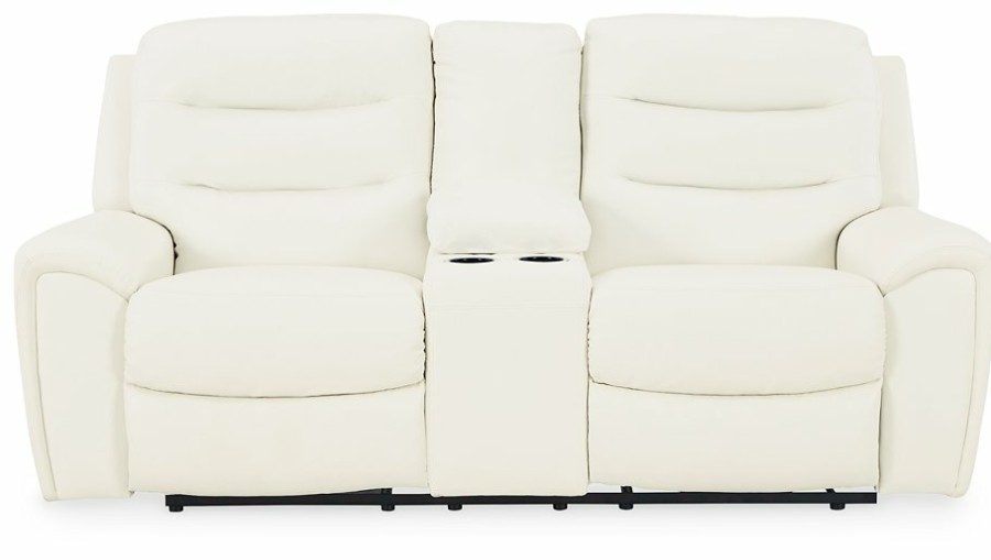 Living Room Ashley Furniture | Warlin Power Reclining Loveseat With Console