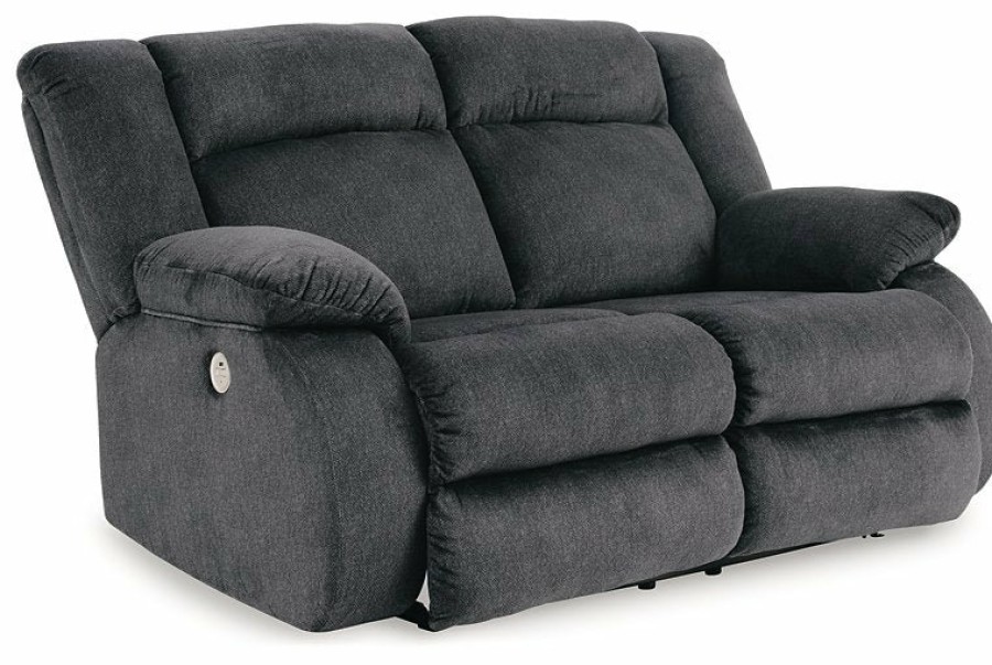 Living Room Ashley Furniture | Burkner Power Reclining Loveseat