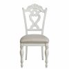 Home Office Homelegance | Homelegance Cinderella Chair In Antique White With Grey Rub-Through