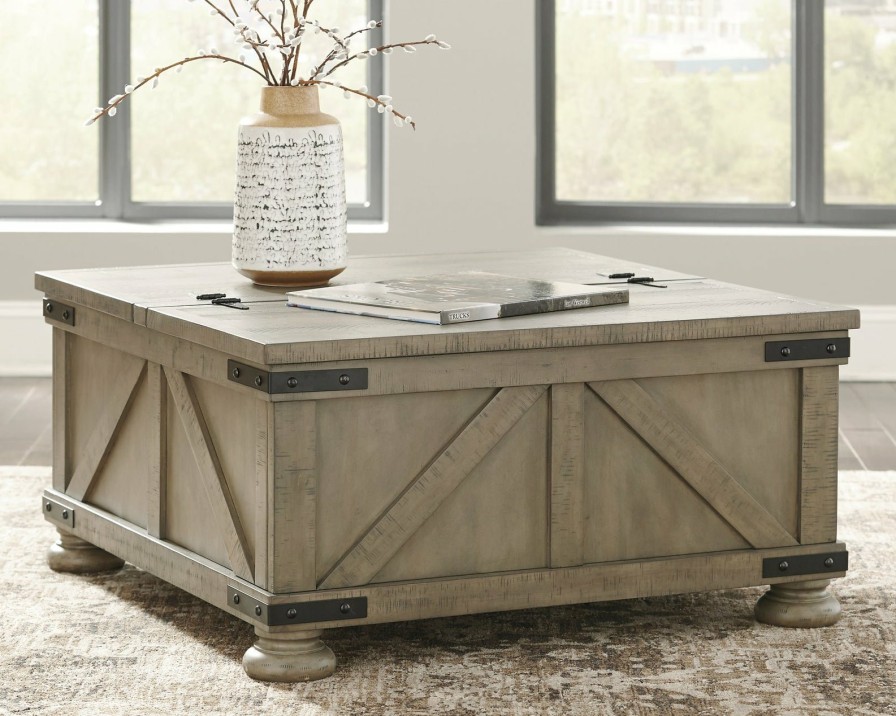 Living Room Ashley Furniture | Aldwin Coffee Table With Storage