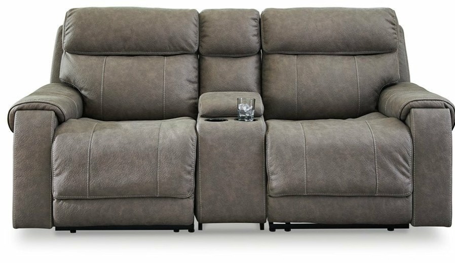 Living Room Ashley Furniture | Starbot 3-Piece Power Reclining Loveseat With Console