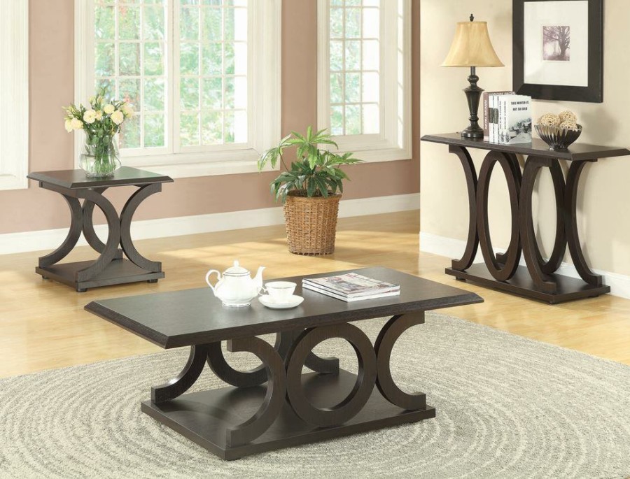 Living Room Coaster Z2 Premium | G703148 Casual Cappuccino End Table