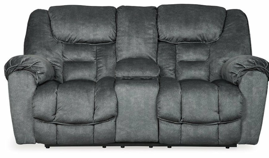 Living Room Ashley Furniture | Capehorn Reclining Loveseat With Console