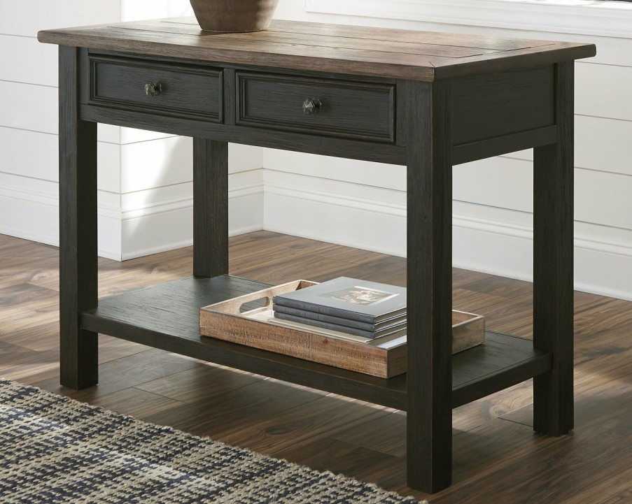 Living Room Ashley Furniture | Tyler Creek Sofa/Console Table