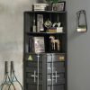 Home Office ACME | Cargo Gunmetal Bookcase (Corner)