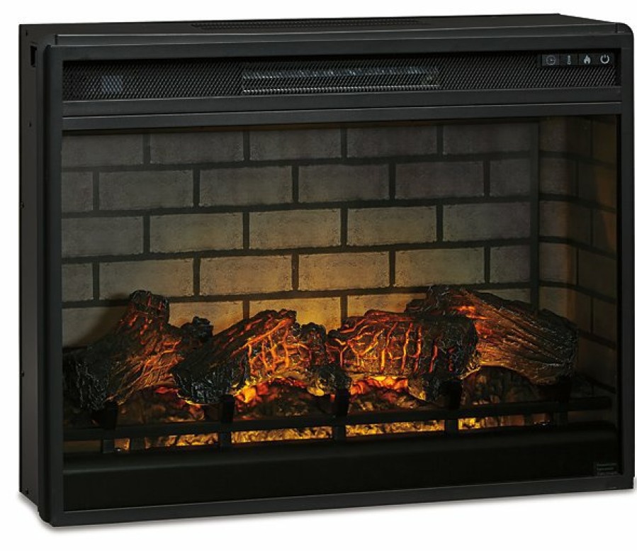 Entertainment Ashley Furniture | Entertainment Accessories Electric Infrared Fireplace Insert