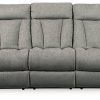 Living Room Ashley Furniture | Mitchiner Reclining Sofa With Drop Down Table