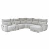 Living Room Homelegance (Homerica East) | Homelegance Furniture Tesoro 6Pc Sectional W/ Right Chaise In Mist Gray