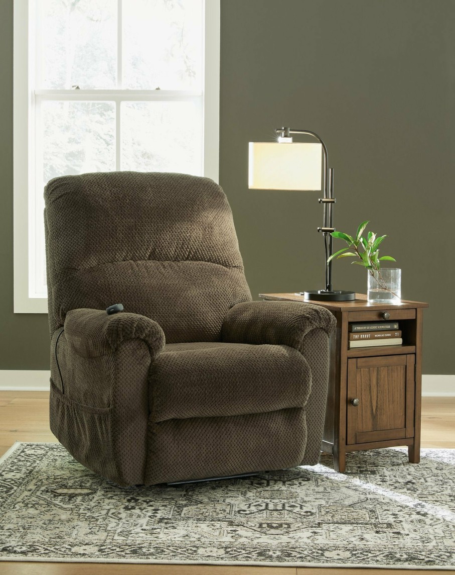 Living Room Ashley Furniture | Shadowboxer Power Lift Recliner