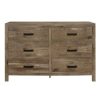 Bedroom Homelegance (Homerica East) | Homelegance Furniture Mandan 6 Drawer Dresser In Weathered Pine 1910-5