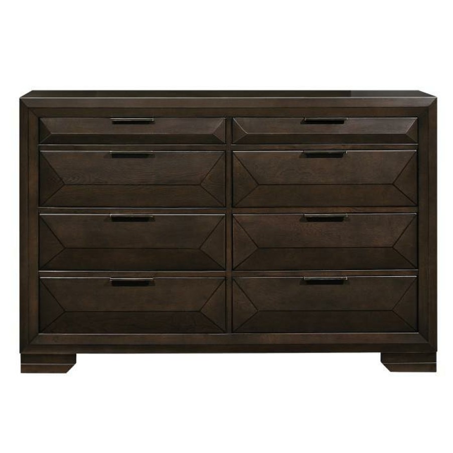 Bedroom Homelegance (Homerica East) | Homelegance Chesky Dresser In Warm Espresso 1753-5