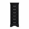 Bedroom Homelegance (Homerica East) | Homelegance Mayville 6 Drawer Lingerie Chest In Black 2147Bk-12