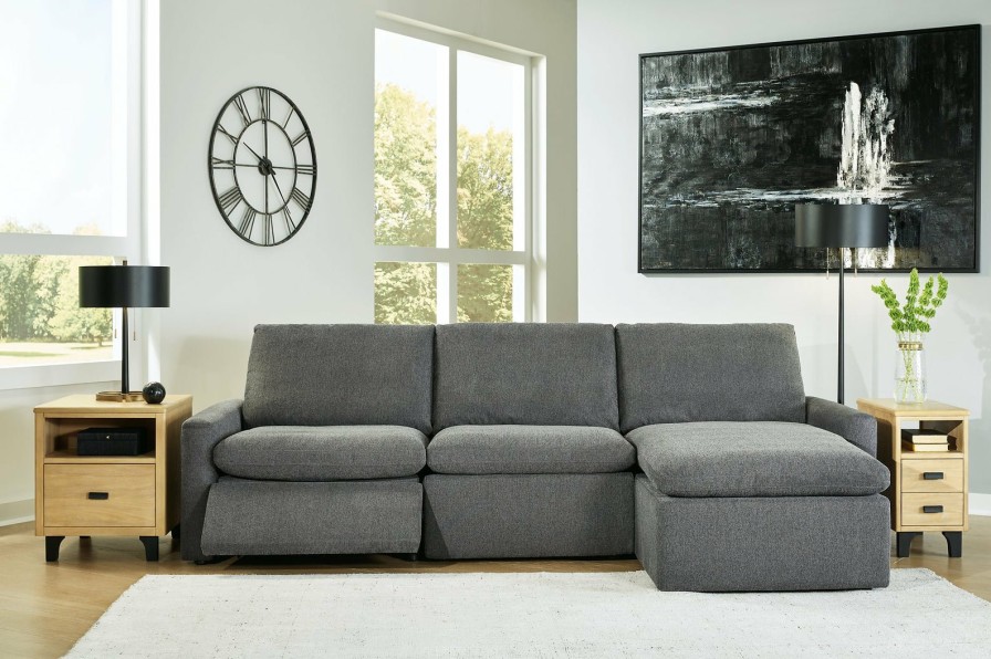 Living Room Ashley Furniture | Hartsdale 3-Piece Right Arm Facing Reclining Sofa Chaise