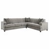 Living Room Coaster Z2 Premium | Tess Casual Grey Sectional