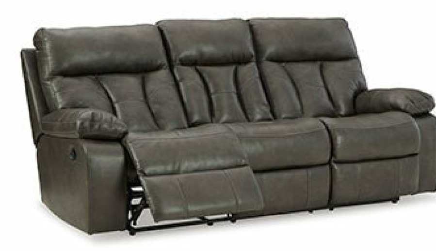 Living Room Ashley Furniture | Willamen Reclining Sofa With Drop Down Table