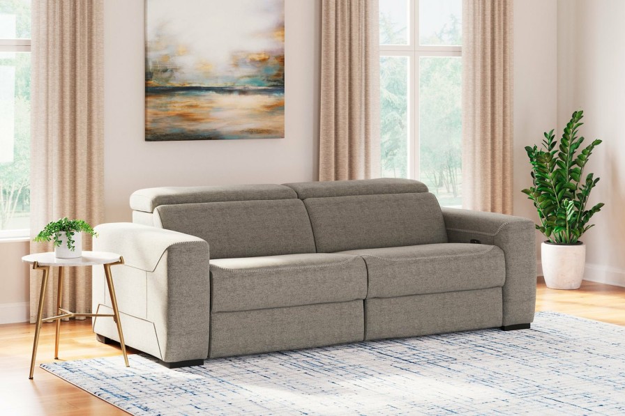 Living Room Ashley Furniture | Mabton 2-Piece Power Reclining Loveseat