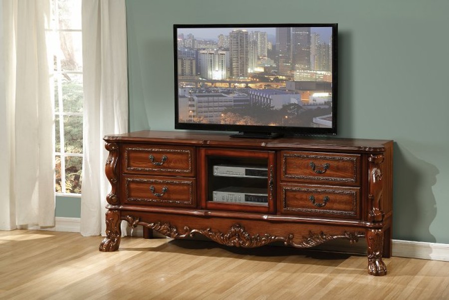 Entertainment ACME | Dresden Cherry Oak Tv Stand