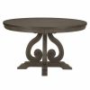 Dining Room Homelegance (Homerica East) | Homelegance Toulon Round Dining Table In Dark Pewter 5438-54*