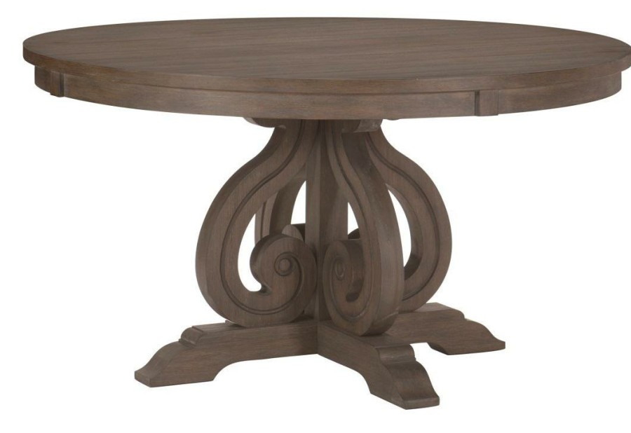 Dining Room Homelegance (Homerica East) | Homelegance Toulon Round Dining Table In Dark Pewter 5438-54*