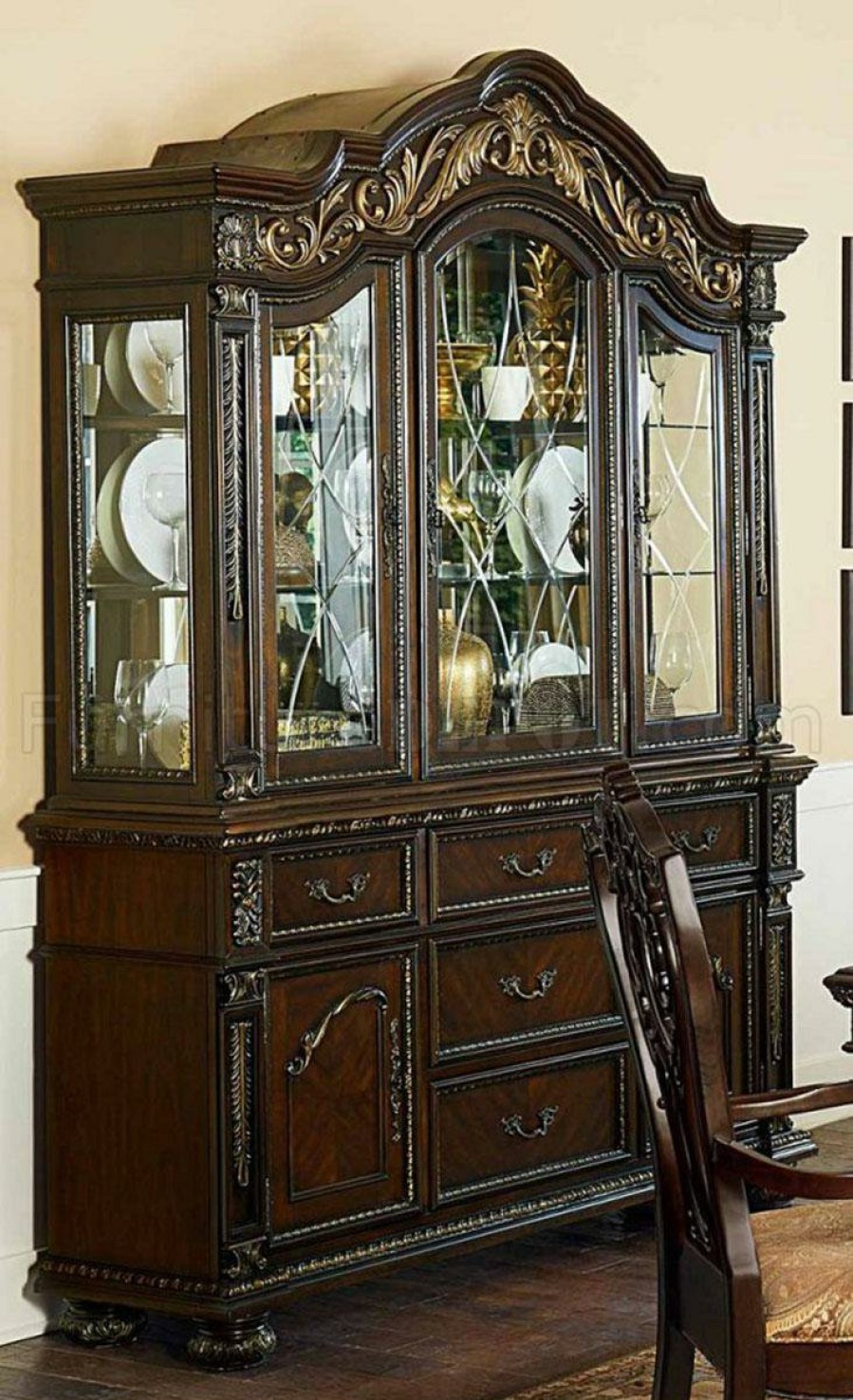 Dining Room Homelegance | Homelegance Catalonia Buffet In Cherry 1824-55