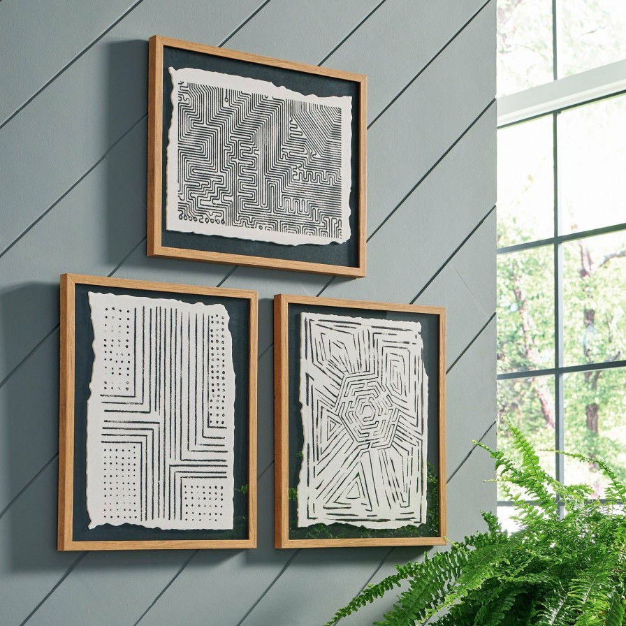 Accessories Ashley Furniture | Wonderstow Wall Art (Set Of 3)